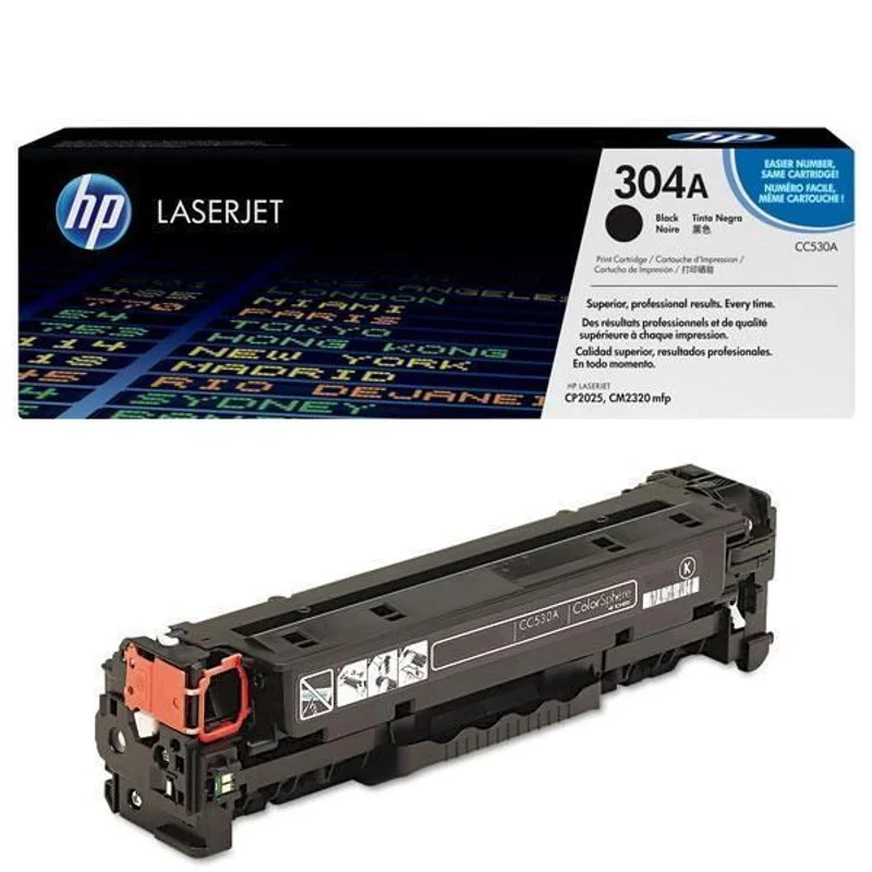 HP 304A Black Original Toner Cartridge - Image 2
