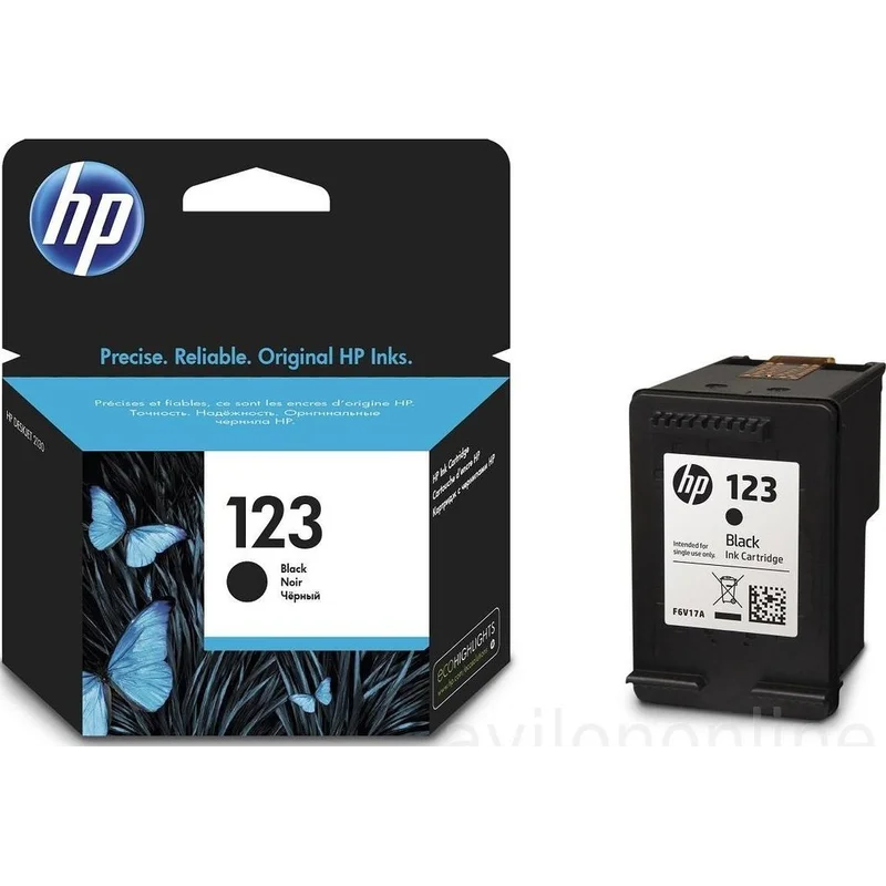 Hp 123 Black Original Ink Cartridge - Image 2