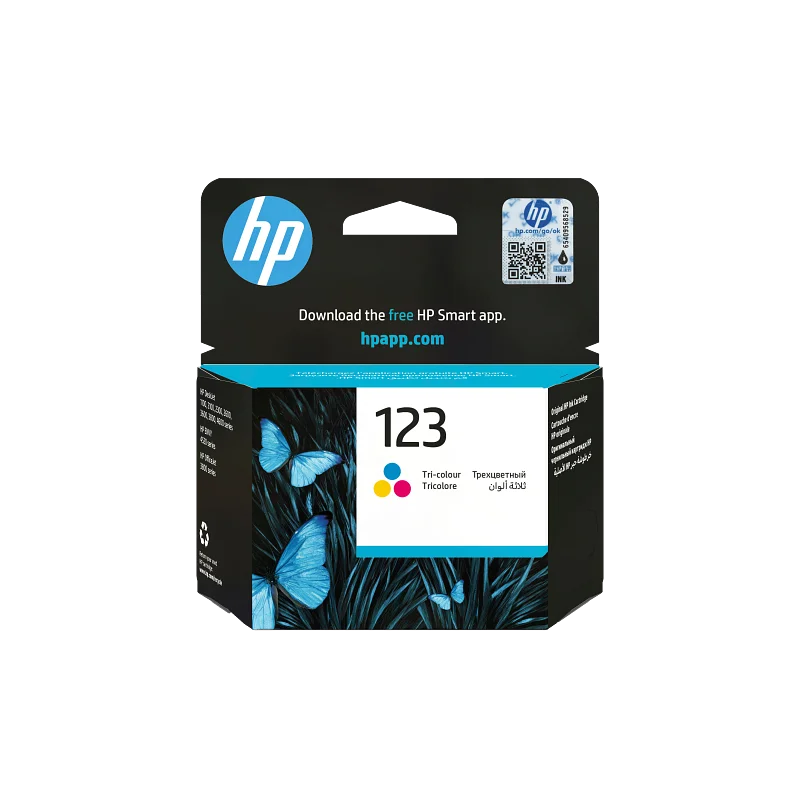 Hp 123 Colour Original Ink Cartridge - Image 2