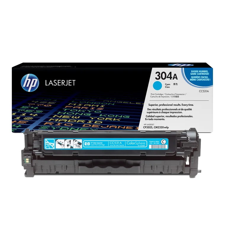 Hp CC531AC Cyan Original Toner Cartridge - Image 2